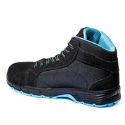 Sparco Horizon-H Fargo Safety Shoes S3S ESD Unisex Black — Black/Sky Blue