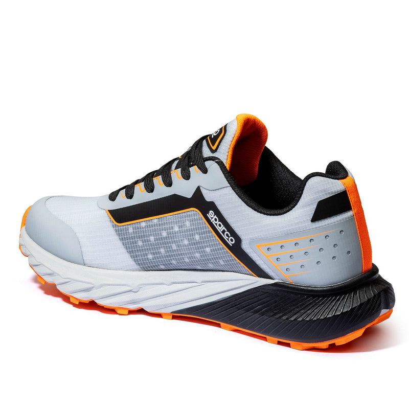 Sparco S-Park Salou Occupational Shoes O1 ESD Unisex Black — Silver/Black