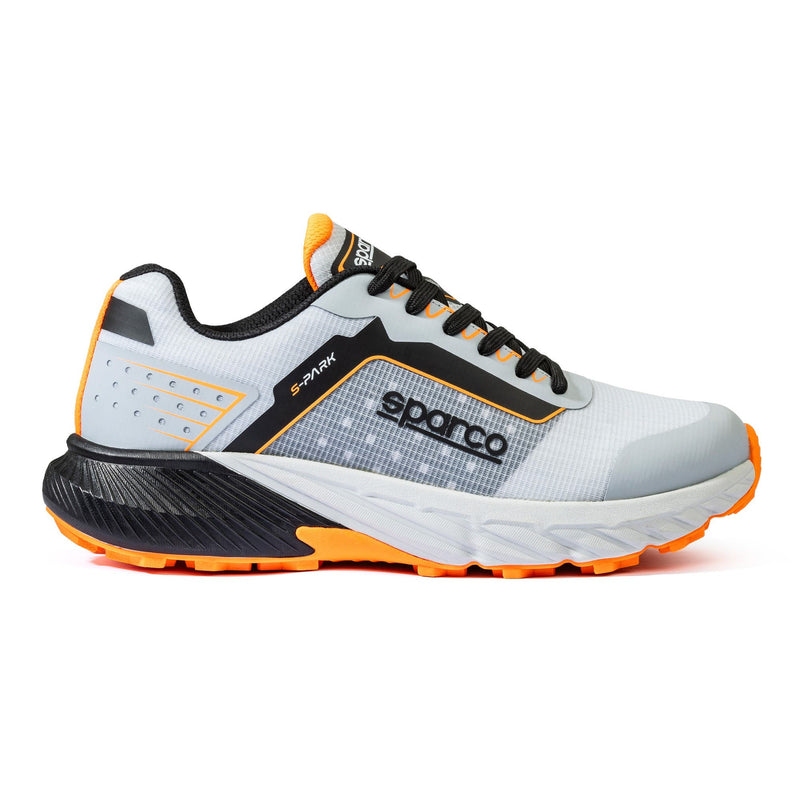 Sparco S-Park Salou Occupational Shoes O1 ESD Unisex Black — Silver/Black