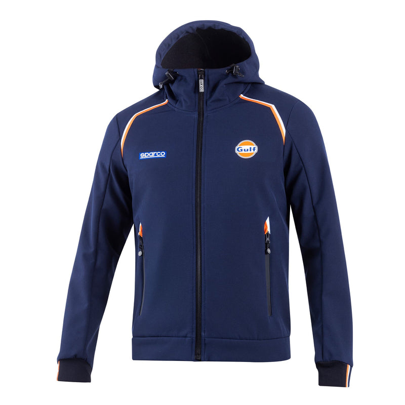 Sparco Softshell Jacket Hooded Gulf SL — Navy blue