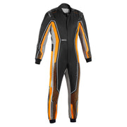 Sparco Superleggera-K Karting Suit — Black/Fluo Orange