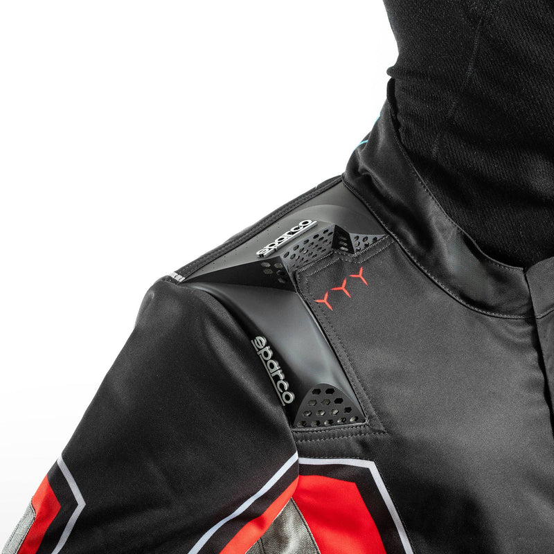 Sparco Superleggera-K Karting Suit — Black/Red