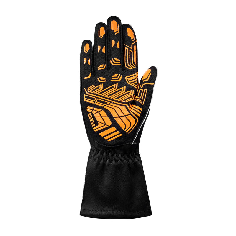 Sparco K-Attack Karting Gloves — Black/Fluo Orange