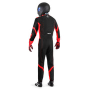Sparco Thunder Advanced Karting Suit — Black/Red