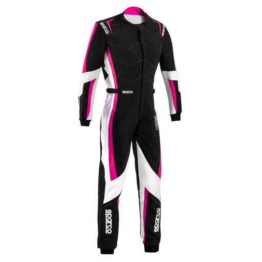 Sparco Kerb Advanced Lady Karting Suit — Black/Fuchsia