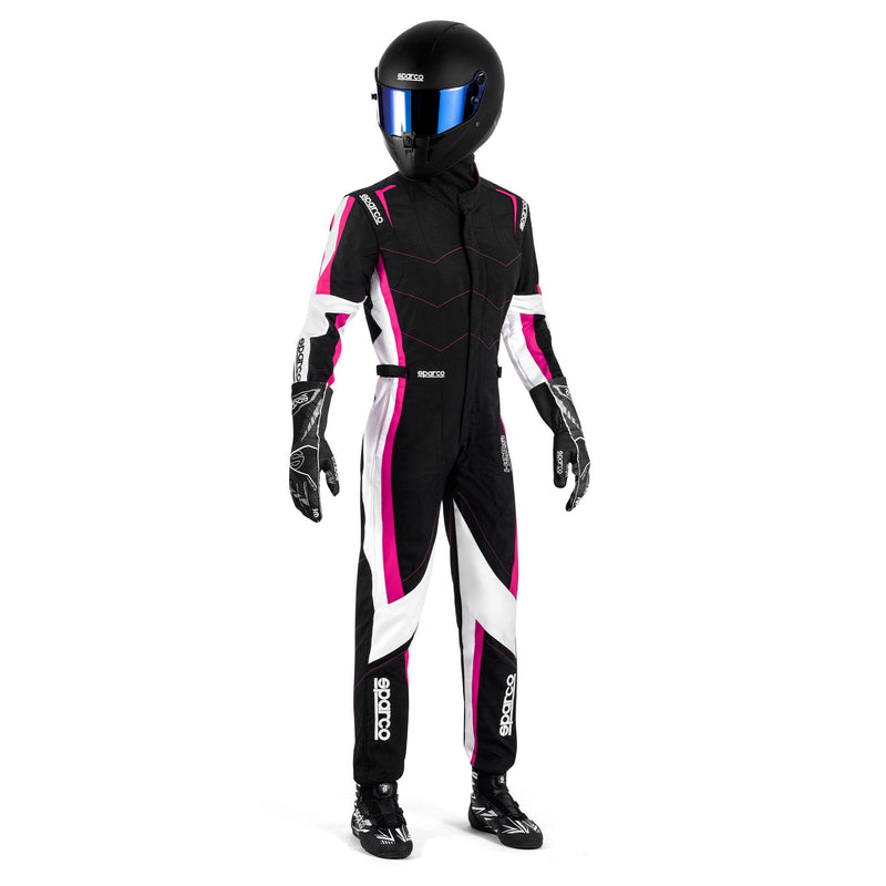 Sparco Kerb Advanced Lady Karting Suit — Black/Fuchsia