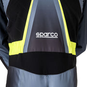 Sparco Prime-K Advanced Karting Suit — Black/Fluo yellow